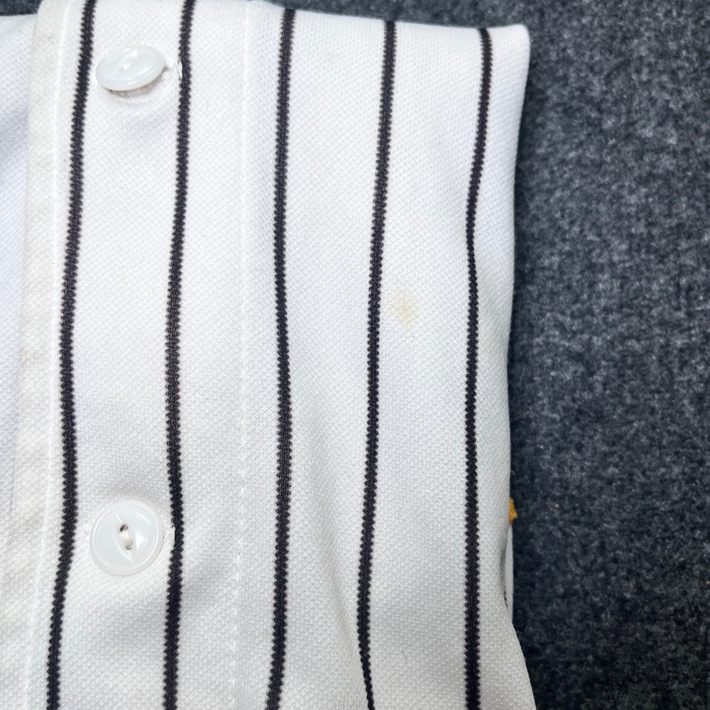 Howe Baseball Jersey Mens L White Vintage Pinstripe Pittsburgh Pirates 7 - Picture 6 of 10